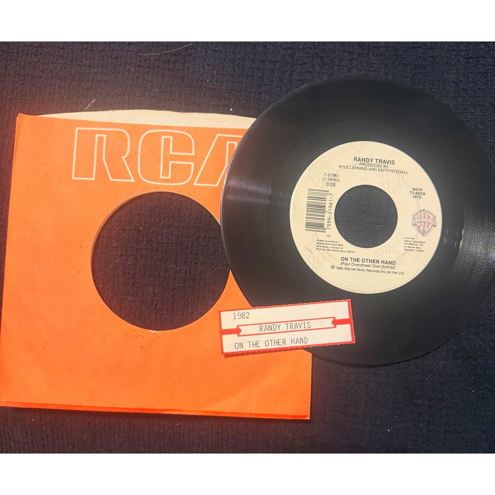 Randy Travis - on the other hand/1982, 45 vinyl record double (2 songs)